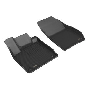 Honda Accord Floor Mats - Front - 3D MAXpider - Kagu - Black - `23-`24